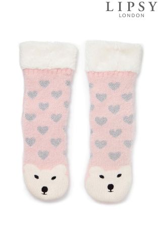 Lipsy Polar Bear Slipper Sock
